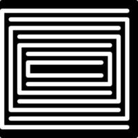 solid icon for line vector