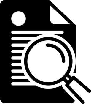 solid icon for cleartext vector
