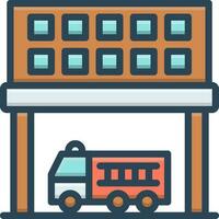 color icon for department vector