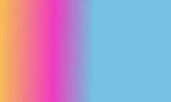 Design simple orange,blue and pink gradient color illustration background photo