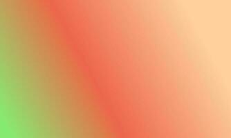 Design simple peach,green and red gradient color illustration background photo