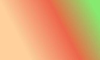 Design simple peach,green and red gradient color illustration background photo