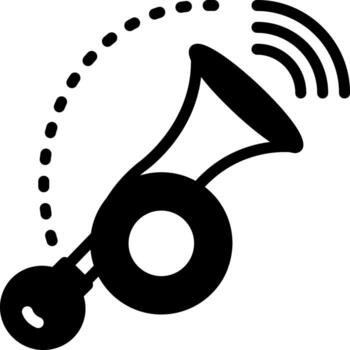 solid icon for beeps vector