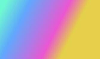 Design simple cyan,blue,yellow and pink gradient color illustration background photo