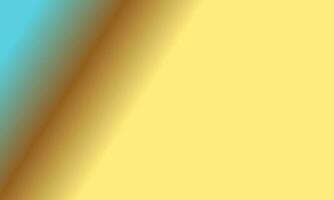 Design simple pastel yellow,blue and brown gradient color illustration background photo