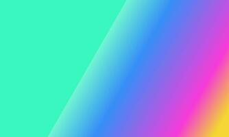 Design simple cyan,blue,yellow and pink gradient color illustration background photo