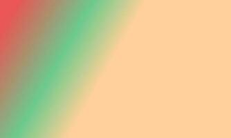 Design simple peach,green and red gradient color illustration background photo