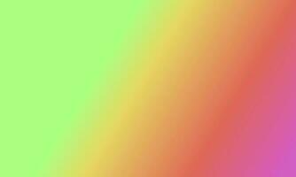 Design simple green,red,yellow and pink gradient color illustration background photo