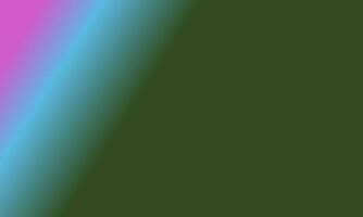 Design simple army green,cyan and pink gradient color illustration background photo