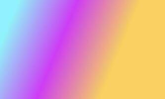 Design simple blue,purple and yellow gradient color illustration background photo