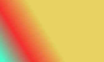 Design simple cyan,red and yellow gradient color illustration background photo