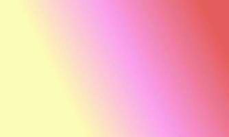 Design simple pastel yellow,red and pink gradient color illustration background photo