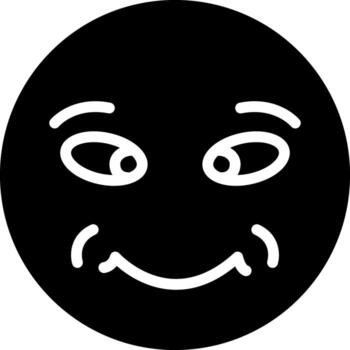 solid icon for meme vector