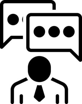 solid icon for moderate vector