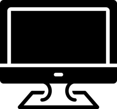 solid icon for display vector