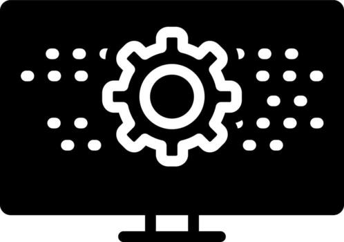 solid icon for programmatic vector