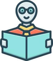 color icon for learning vector