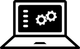 solid icon for function vector