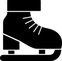 Ice skate Vector Icon Design