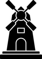 Windmill Vector Icon Design