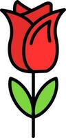 Tulips Vector Icon Design