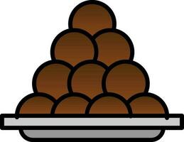 Oliebollen Vector Icon Design