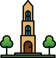 Dom tower Vector Icon Design