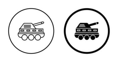 icono de vector de tanque de infantería