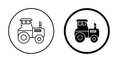 icono de vector de tractor