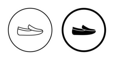 Men's Loafers Vector Icon