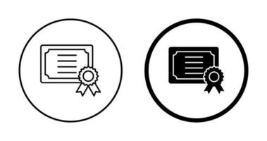 Certificate Vector Icon