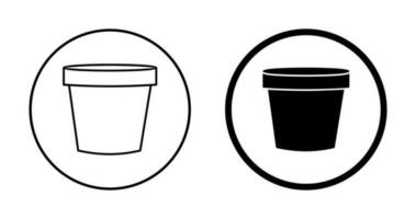 Plant Pot Vector Icon