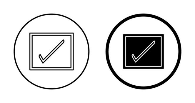 Checkbox Vector Icon