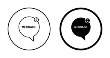 Message Bubbles Vector Icon