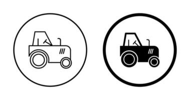 icono de vector de tractor