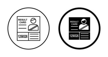 icono de vector de resultados de candidato