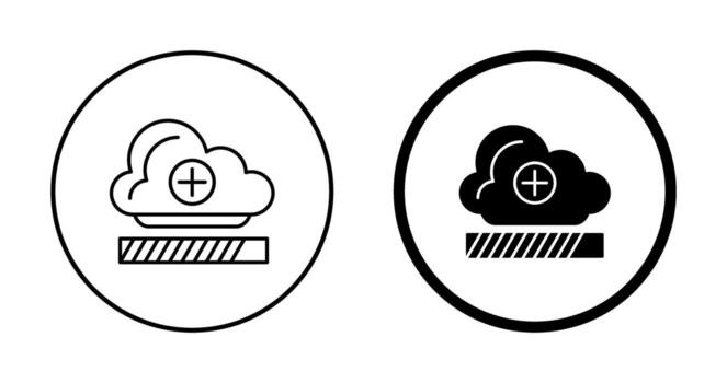icono de vector de carga