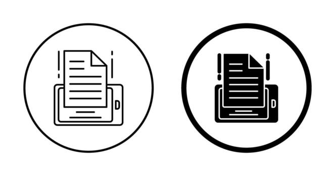icono de vector de prueba