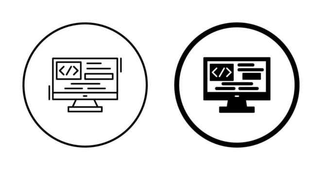 Coding Vector Icon