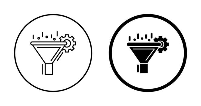 Filtering Vector Icon