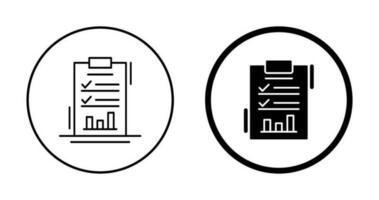 Report List Vector Icon