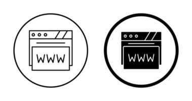 Web Browser Vector Icon