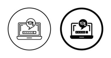 Digital Learning Vector Icon