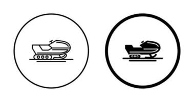 Snowmobile Vector Icon