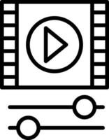 Video Vector Icon Design