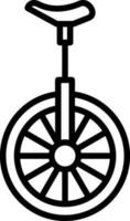 Monocycle Vector Icon Design