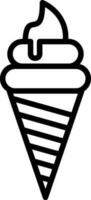 Ice cream Vector Icon Design