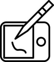 Drawing tablet Vector Icon Design