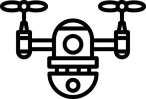 diseño de icono de vector de dron