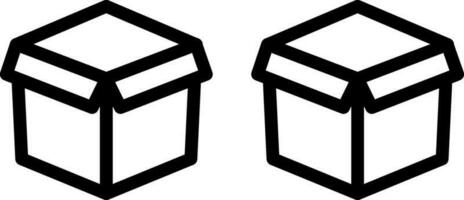 Boxes Vector Icon Design